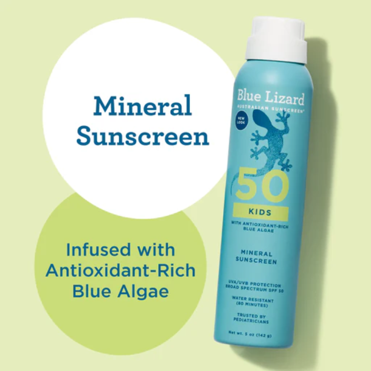 Blue Lizard Kids Mineral SPF 50 Sunscreen Spray