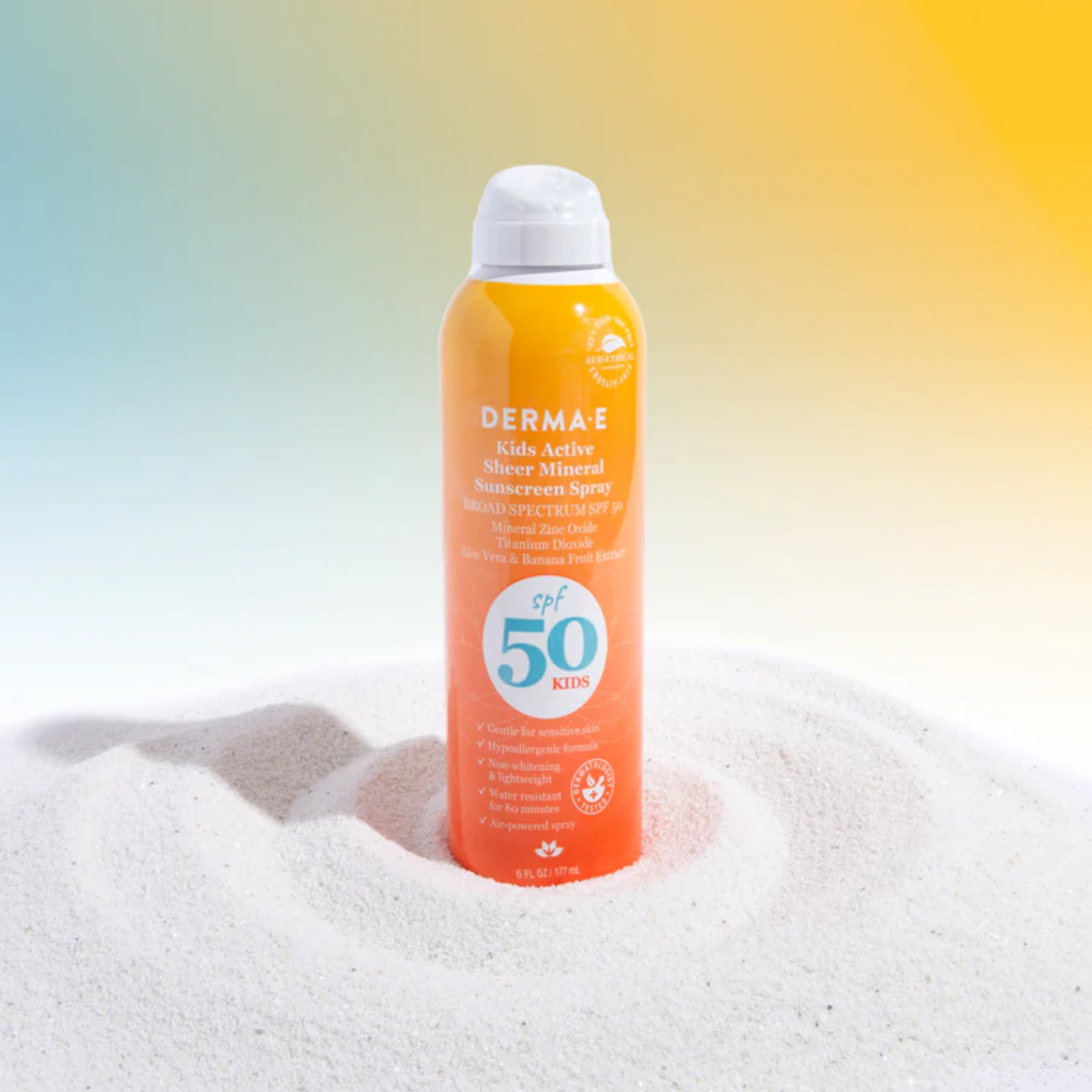 DERMA E Kids Active Sheer Mineral Sunscreen Spray SPF 50