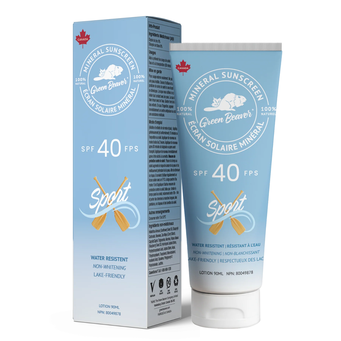 Green Beaver Mineral Sunscreen - SPF 40 Sport