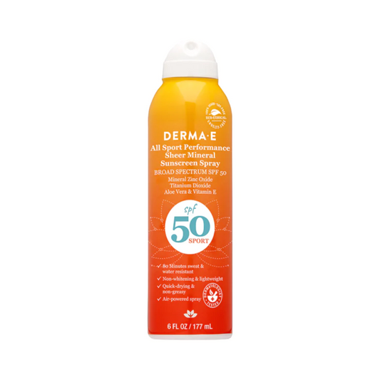 DERMA E All Sport Performance Sheer Mineral Sunscreen Spray