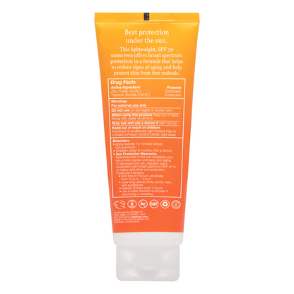 DERMA E Sun Defense Clear Zinc Sunscreen SPF30 Body