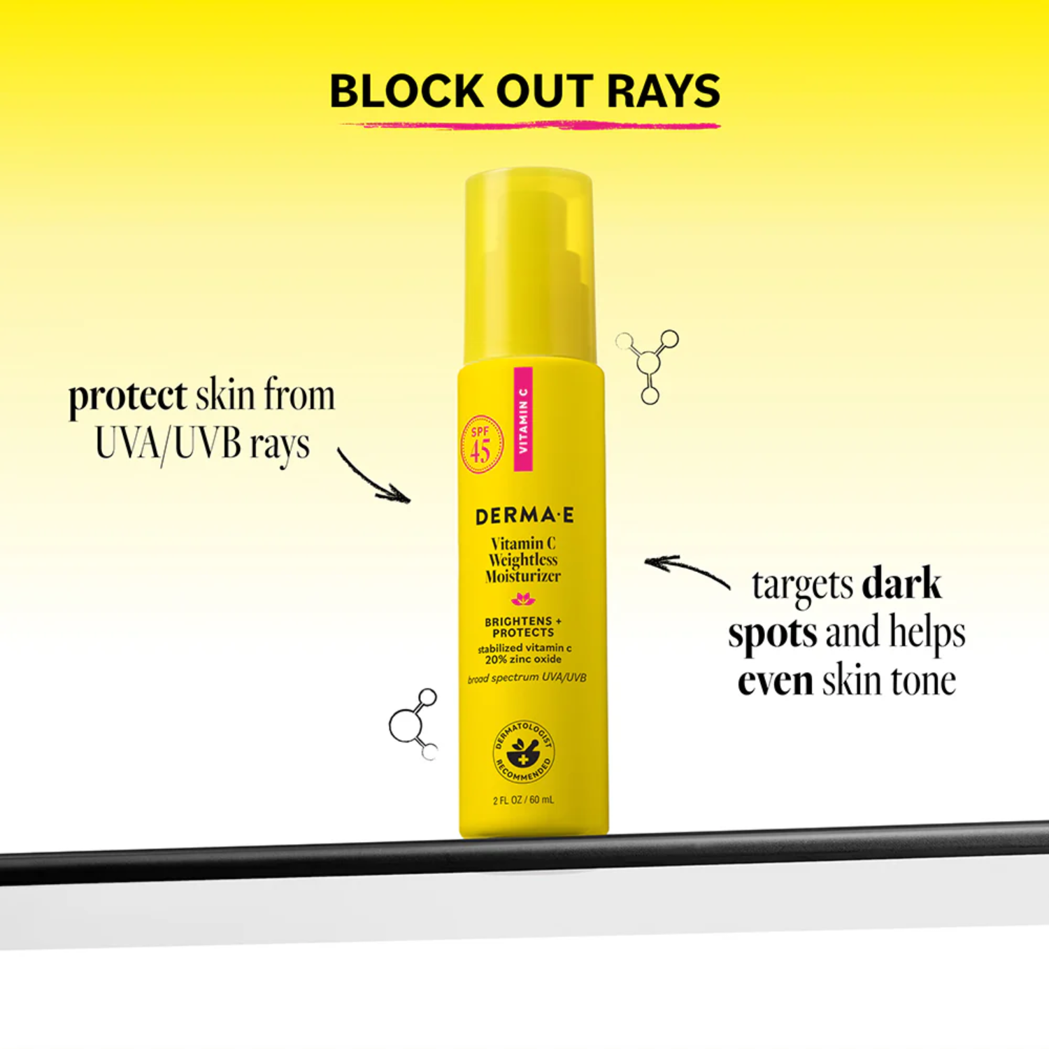 Derma E Vitamin C Weightless Moisturizer SPF 45